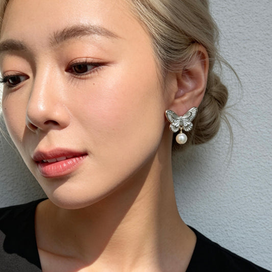 Butterfly Pearl Drops