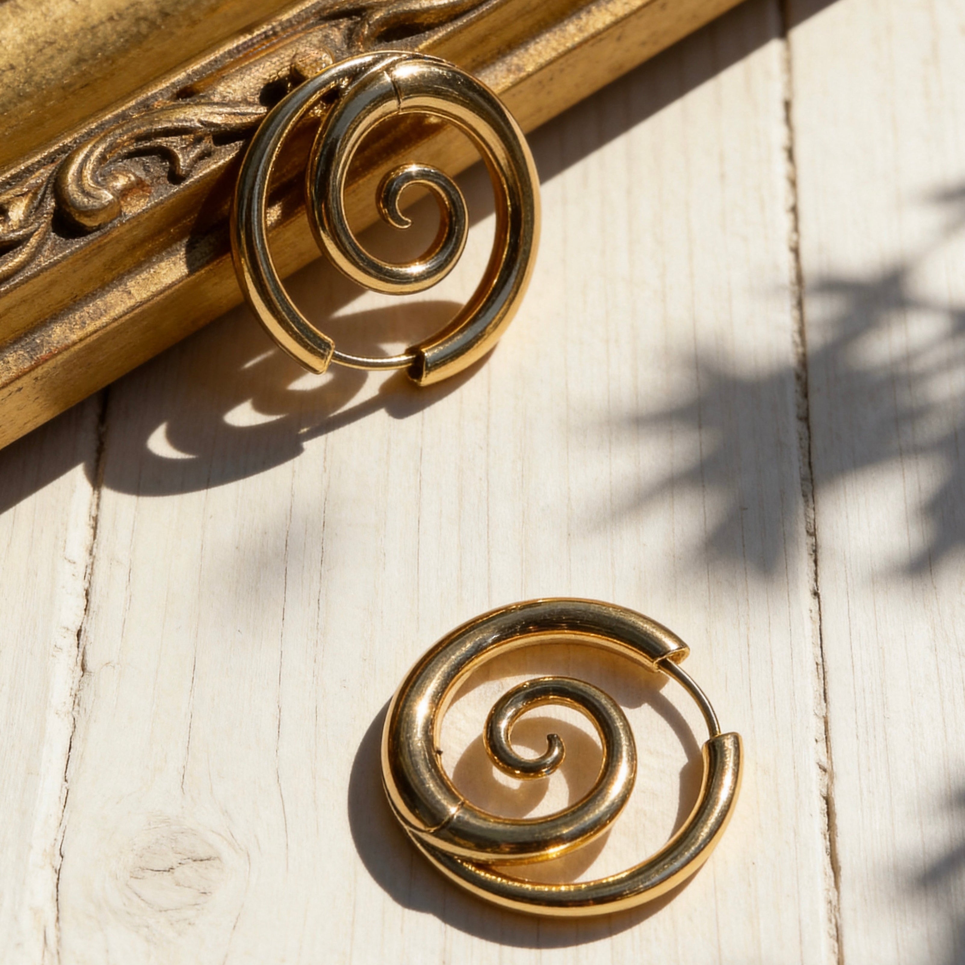 Spiral Hoop Earring Series