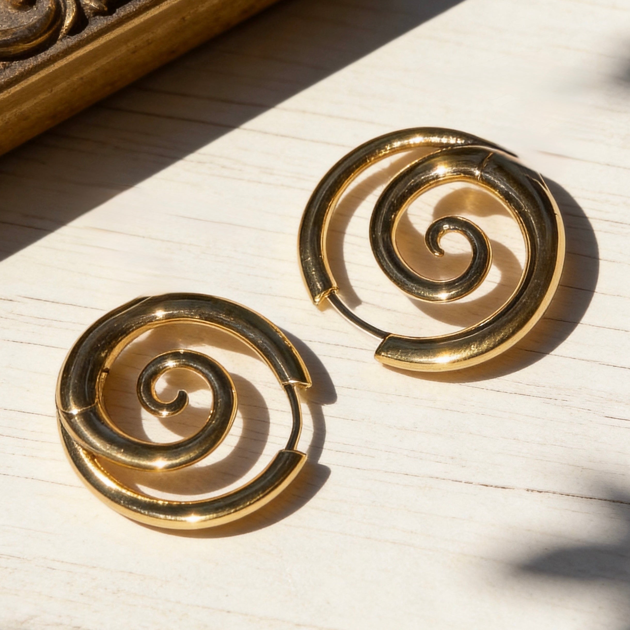 Spiral Hoop Earring Series