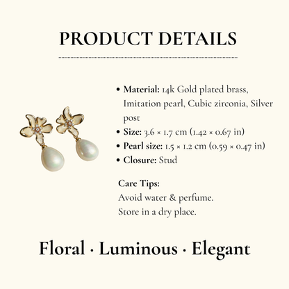 Floral Pearl Drops