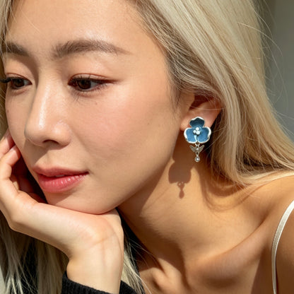 Floral Bird Studs