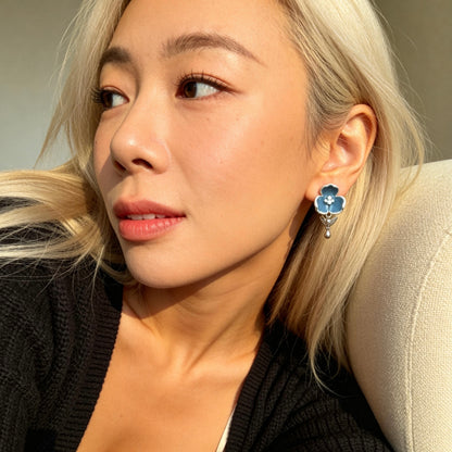 Floral Bird Studs