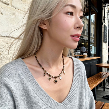 Charm Beaded Necklace