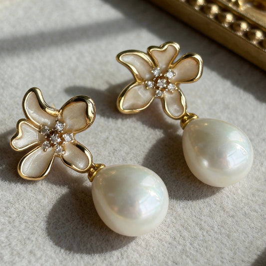 Floral Pearl Drops