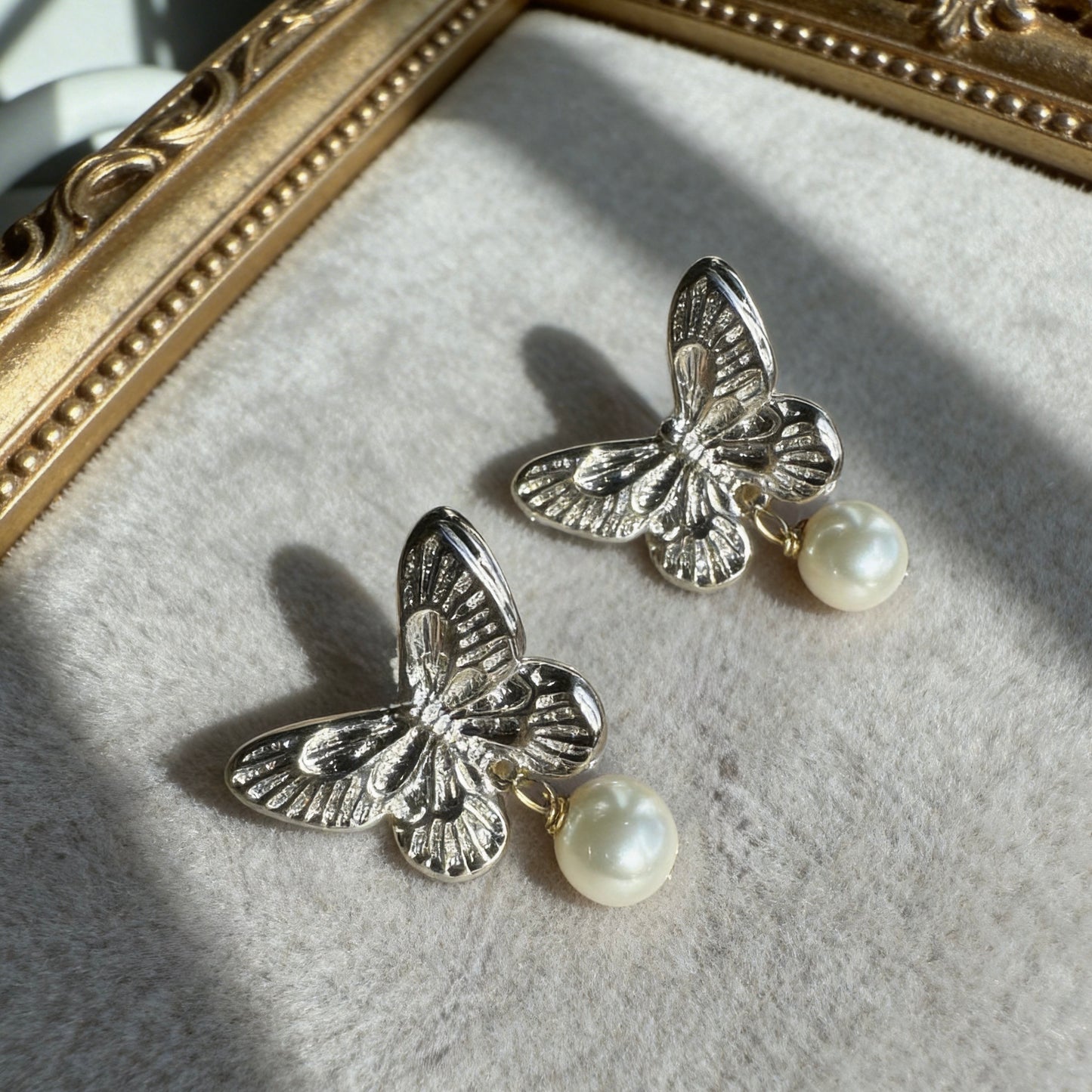 Butterfly Pearl Drops