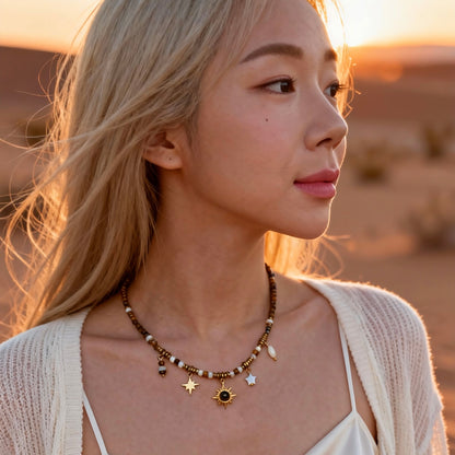 Charm Beaded Necklace