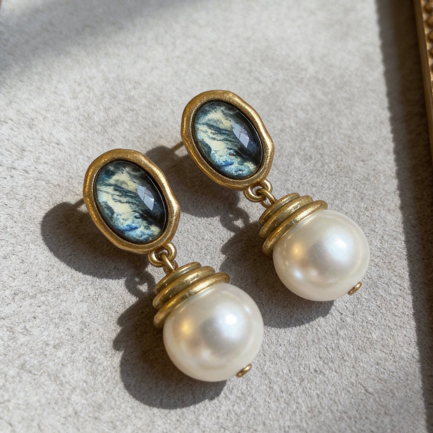 Vintage Pearl Drop Earrings