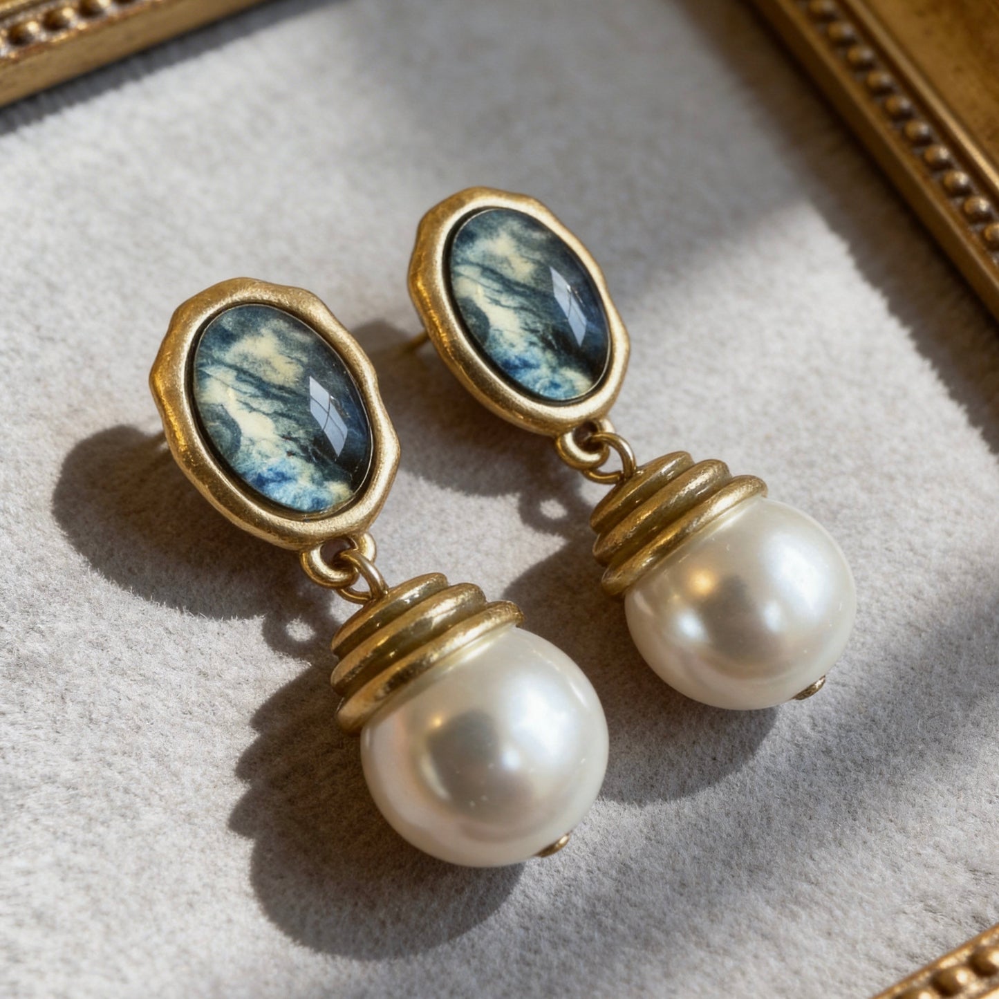 Vintage Pearl Drop Earrings