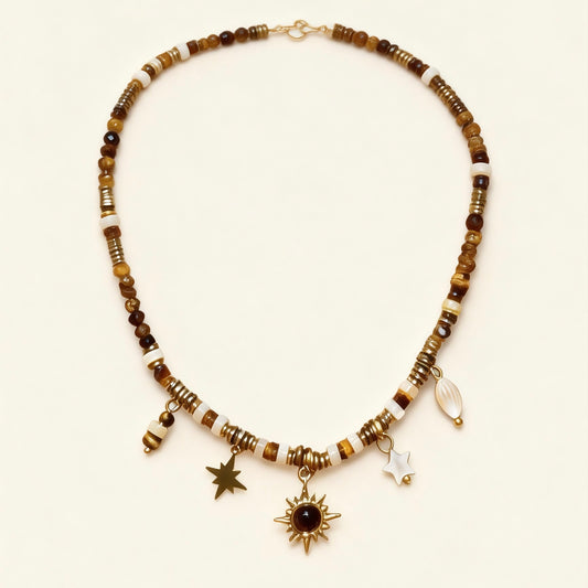 Charm Beaded Necklace