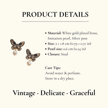 Butterfly Pearl Drops