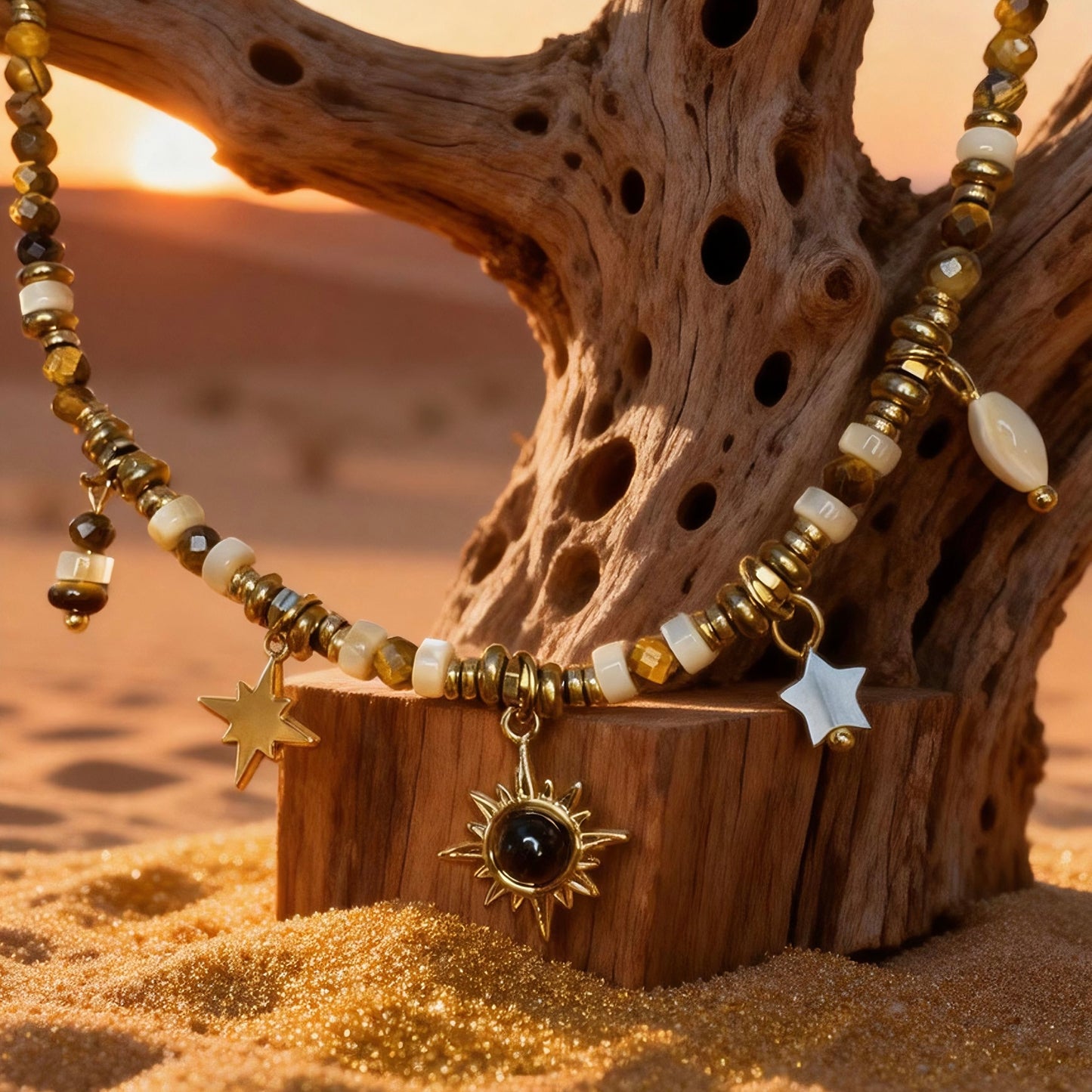 Charm Beaded Necklace