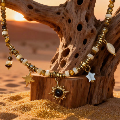 Charm Beaded Necklace