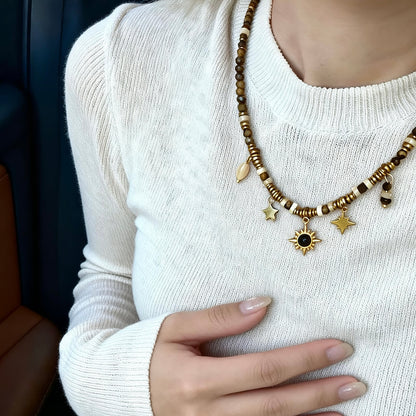 Charm Beaded Necklace