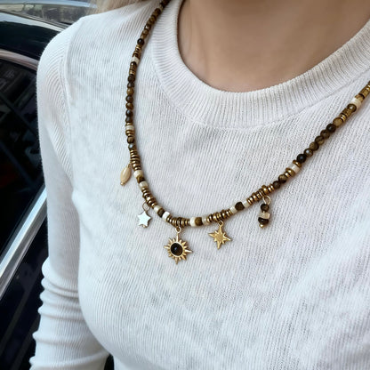 Charm Beaded Necklace