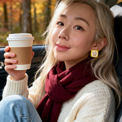 Floral Pearl Stud Earrings