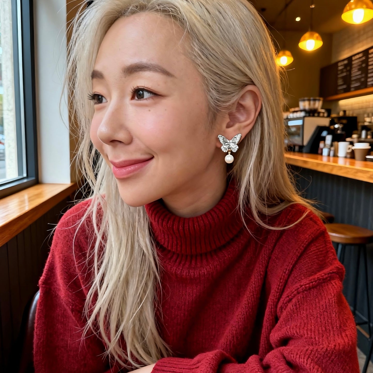 Butterfly Pearl Drops