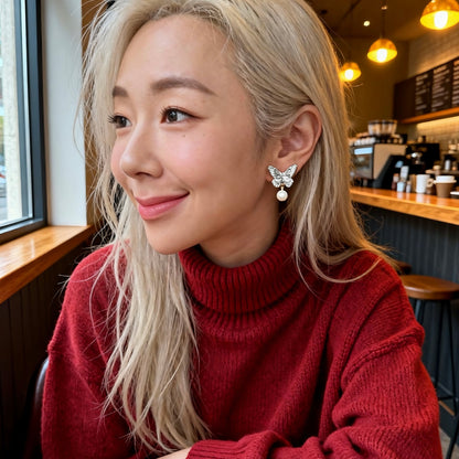 Butterfly Pearl Drops