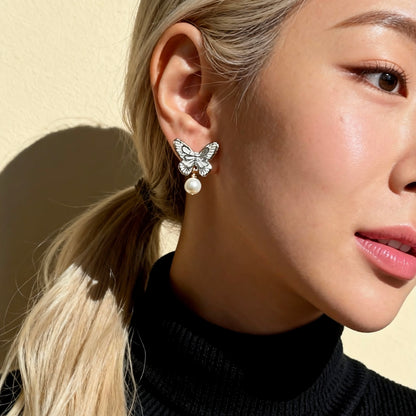 Butterfly Pearl Drops