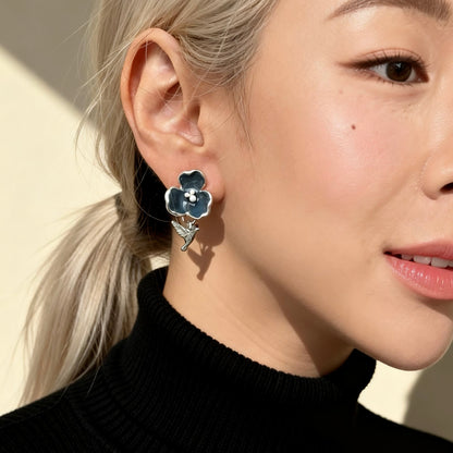 Floral Bird Studs