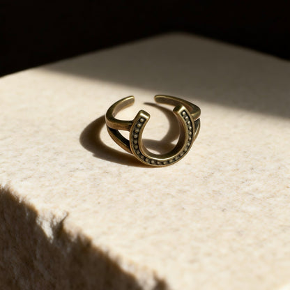 Horseshoe Silver Ring
