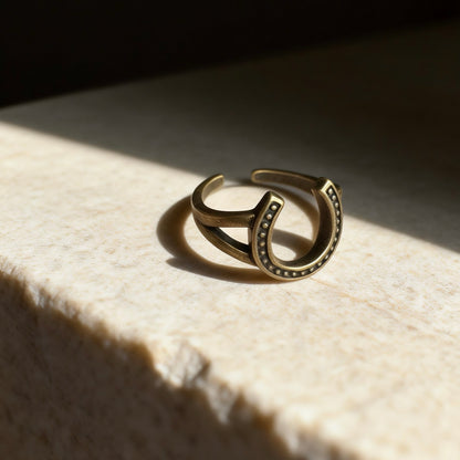Horseshoe Silver Ring