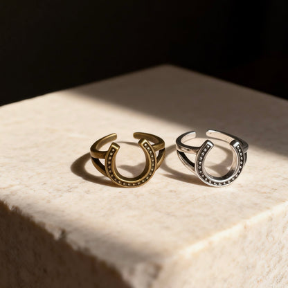 Horseshoe Silver Ring