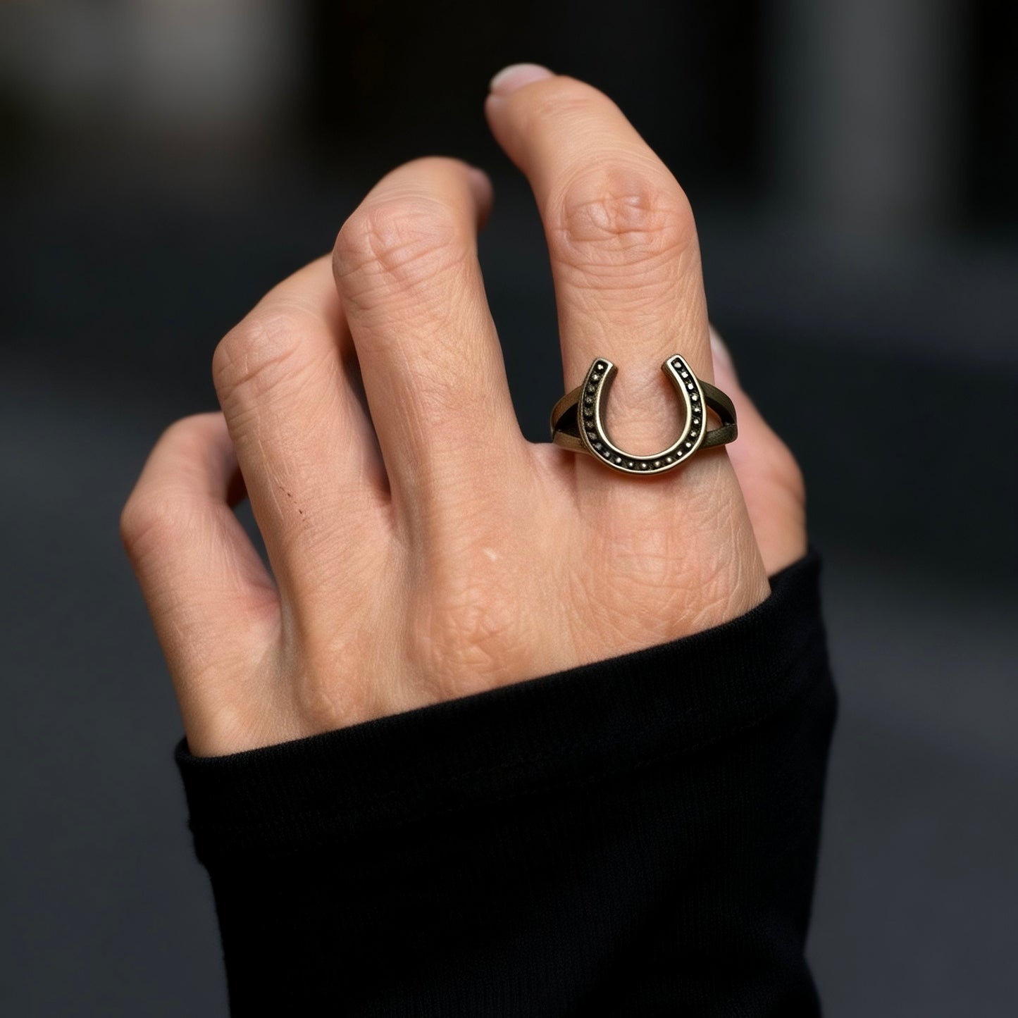 Horseshoe Silver Ring
