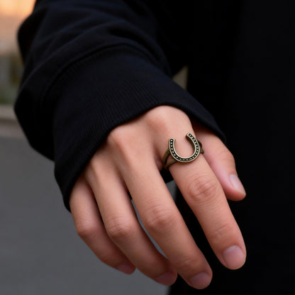 Horseshoe Silver Ring