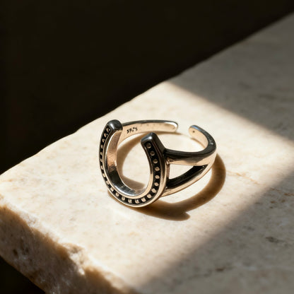 Horseshoe Silver Ring