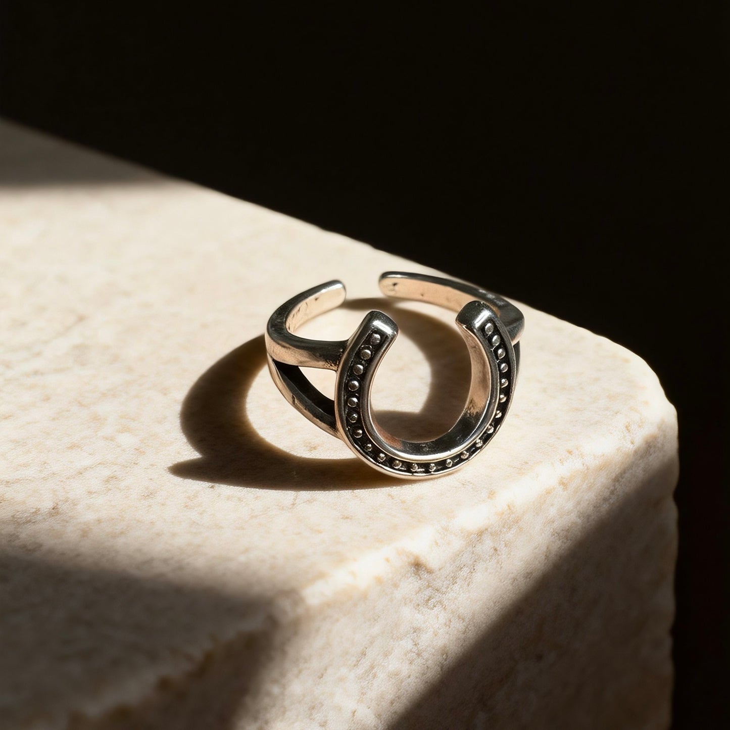 Horseshoe Silver Ring