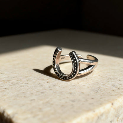 Horseshoe Silver Ring