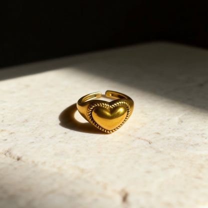 Heart Silver Ring
