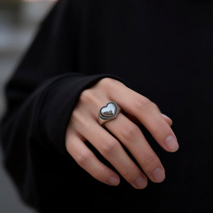 Heart Silver Ring