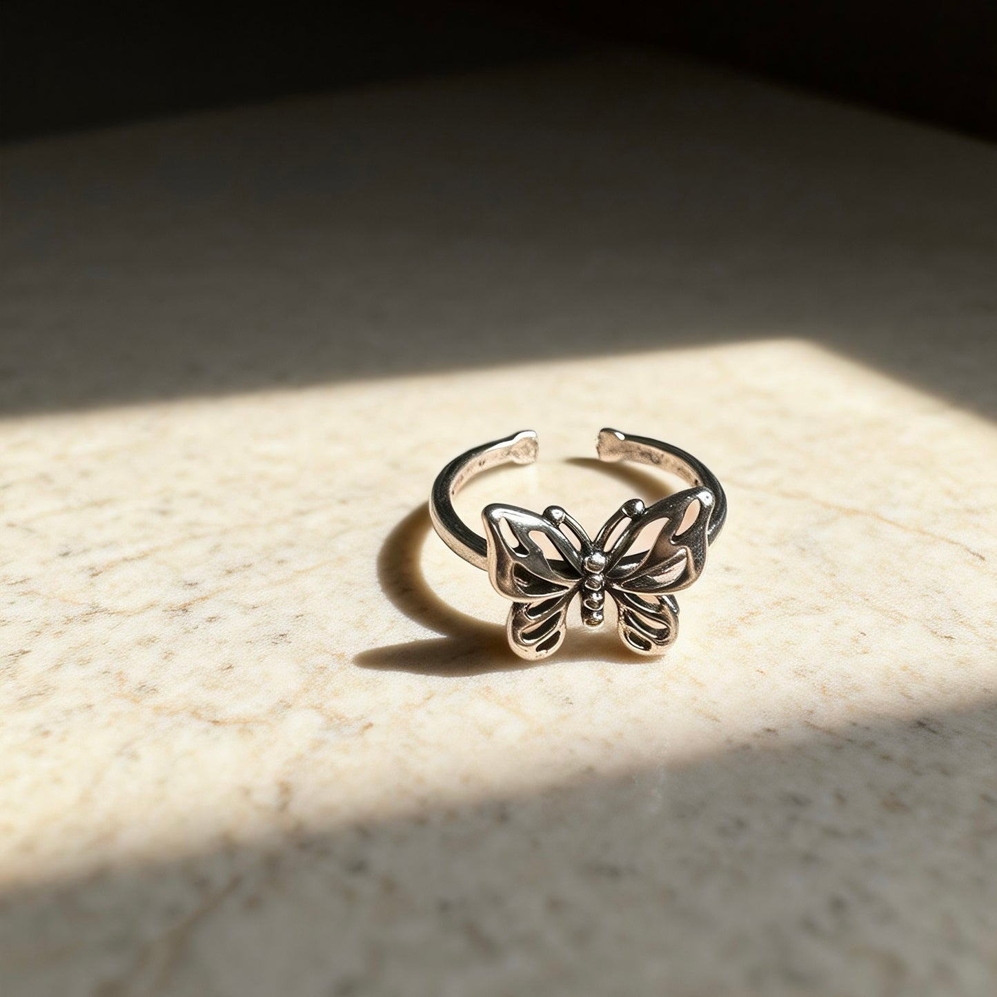 Butterfly Silver Ring