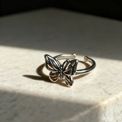 Butterfly Silver Ring