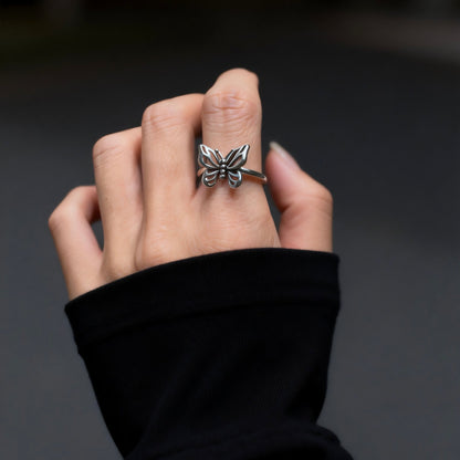 Butterfly Silver Ring