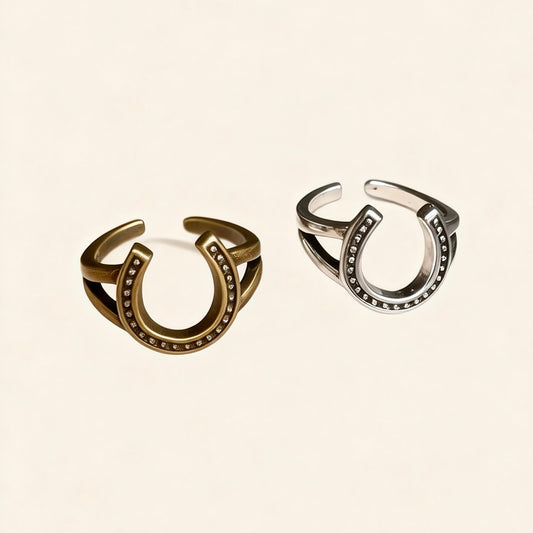 Horseshoe Silver Ring
