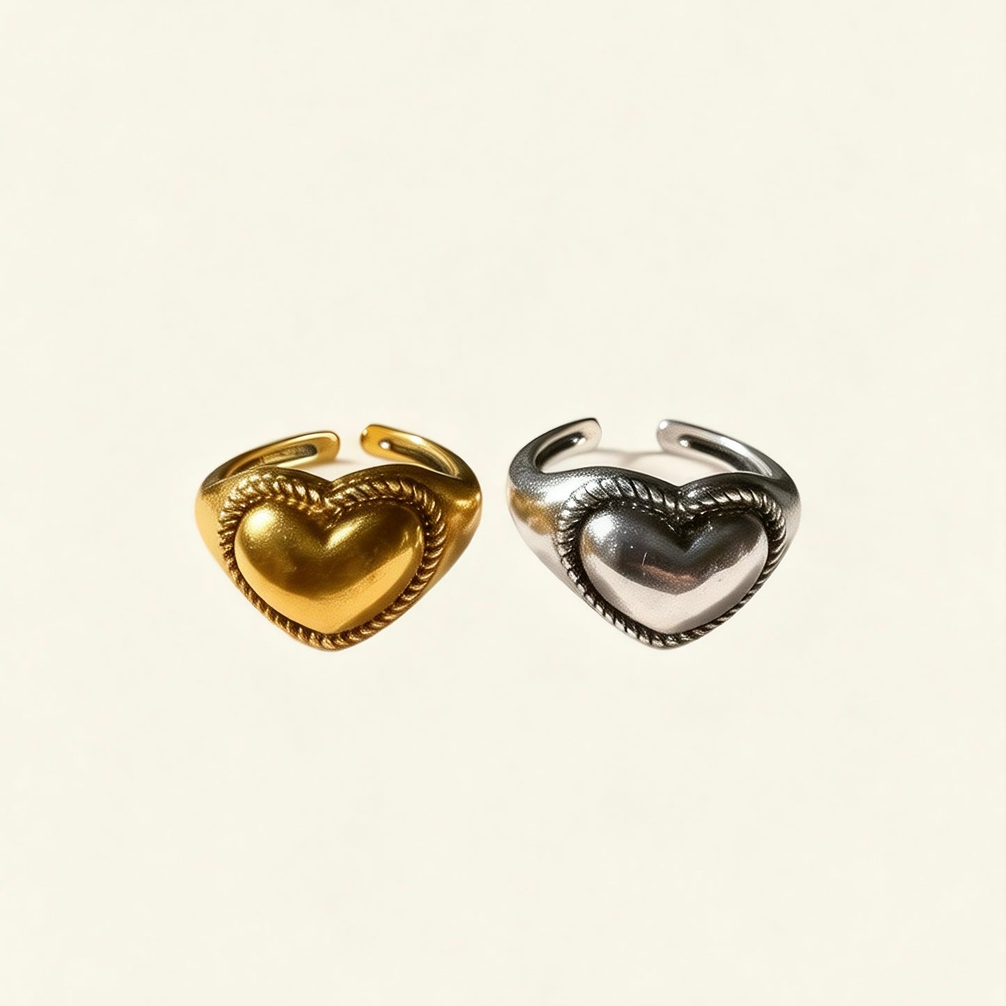 Heart Silver Ring