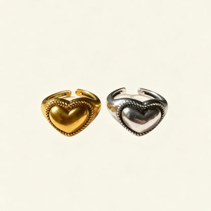 Heart Silver Ring