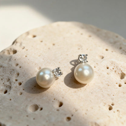 Classic Pearl Stud Earrings