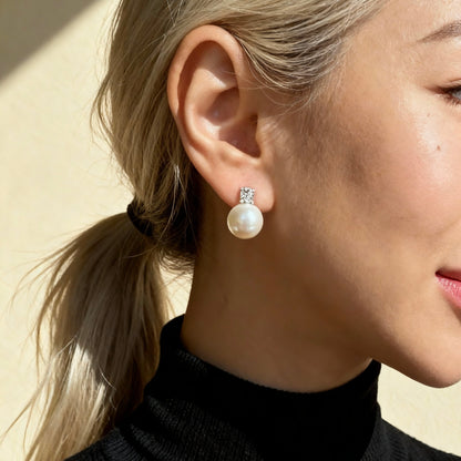 Classic Pearl Stud Earrings