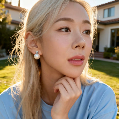 Classic Pearl Stud Earrings