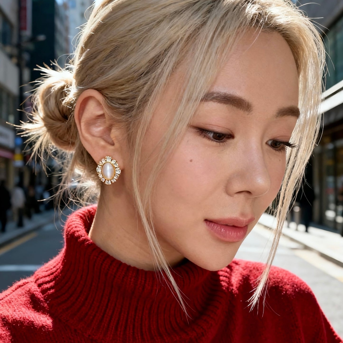 Vintage Cat Eye Studs