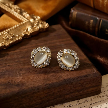 Vintage Cat Eye Studs