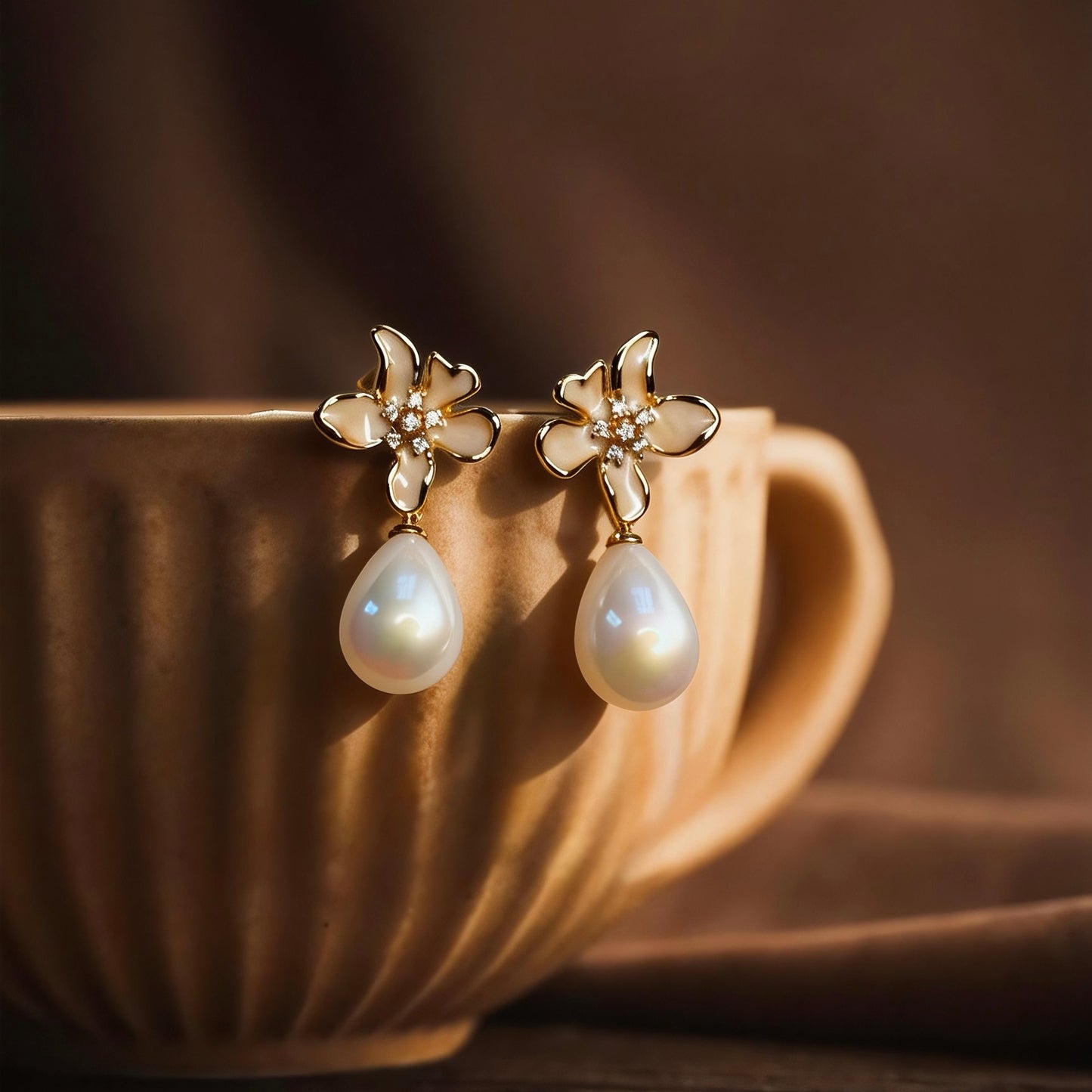 Floral Pearl Drops