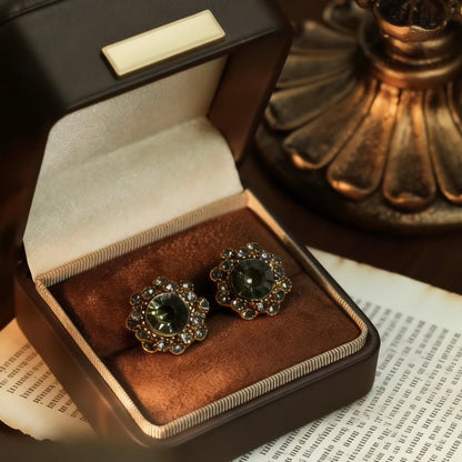 Crystal Halo Statement Studs