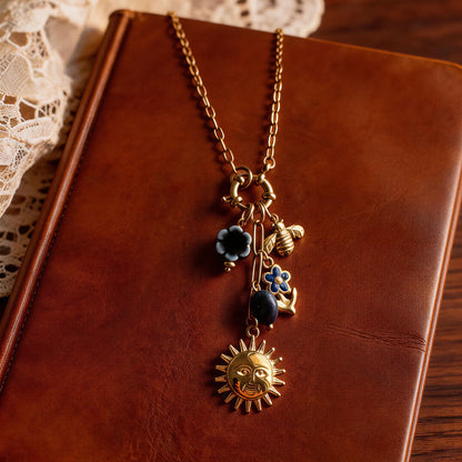 Celestial Charm Statement Necklace