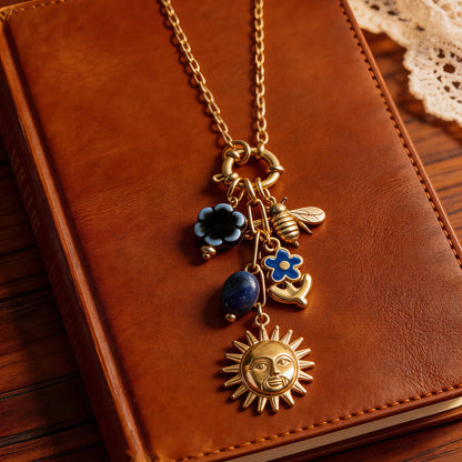 Celestial Charm Statement Necklace