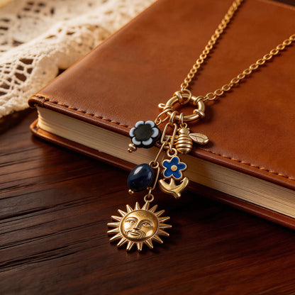 Celestial Charm Statement Necklace