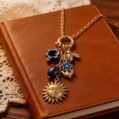 Celestial Charm Statement Necklace